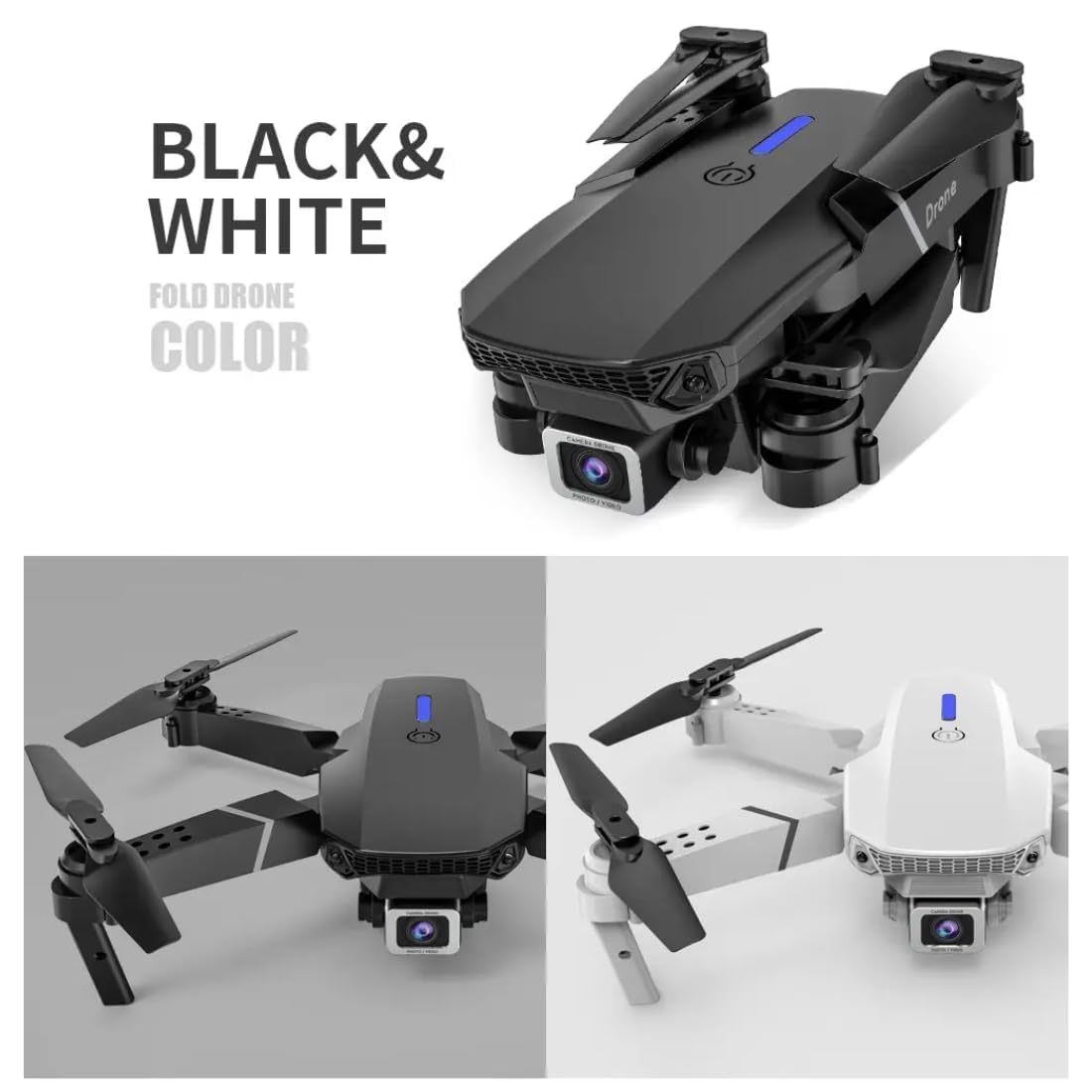 E88 Pro Drone upgraded version 4k dual camera New Smart Gestures